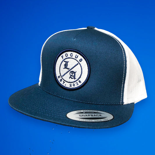 Navy blue trucker hat